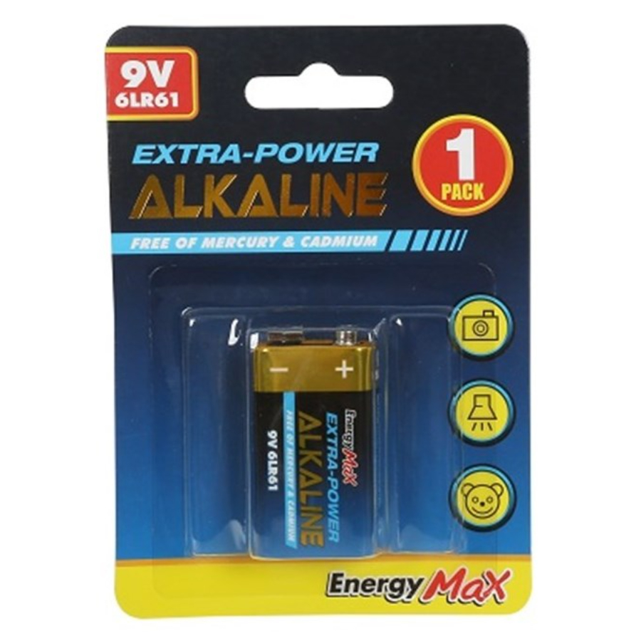 Extra Power Alkaline Battery 9 Volt x 1 Pack