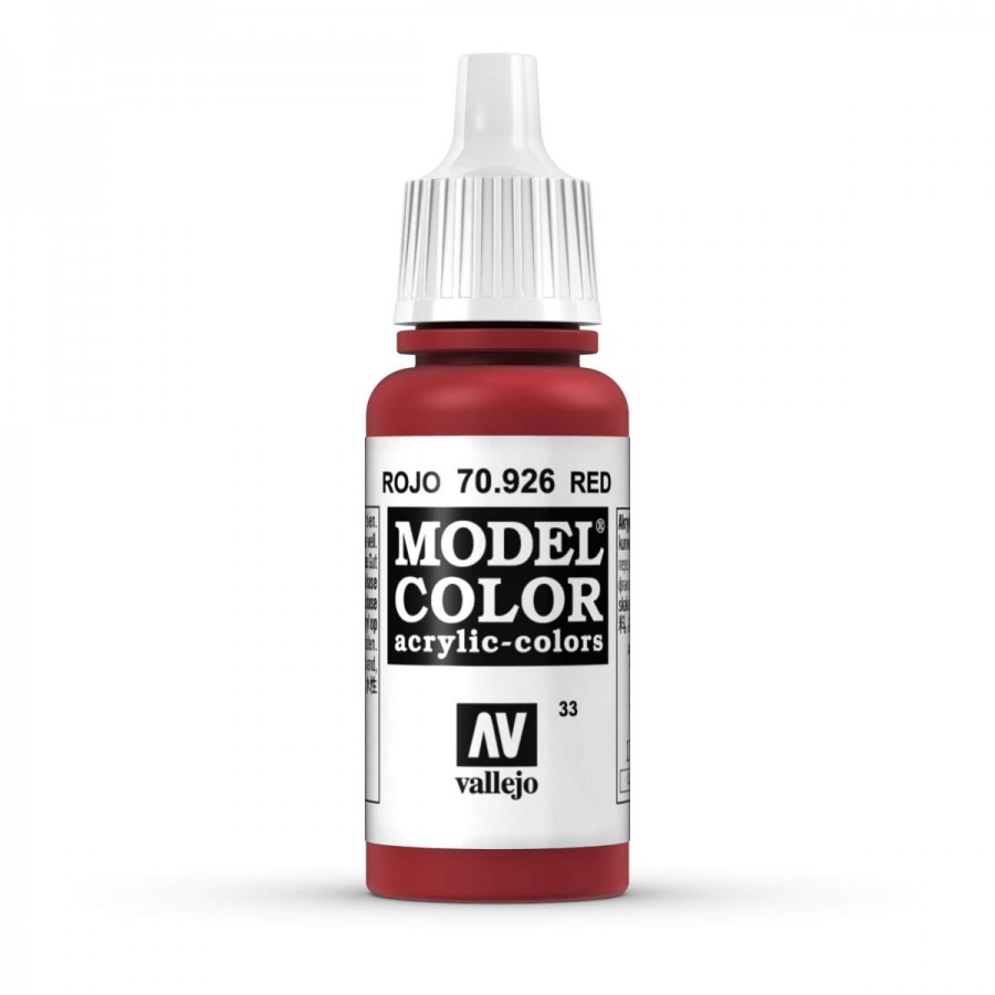 Vallejo Acrylic Paint Model Colour Red 17ml