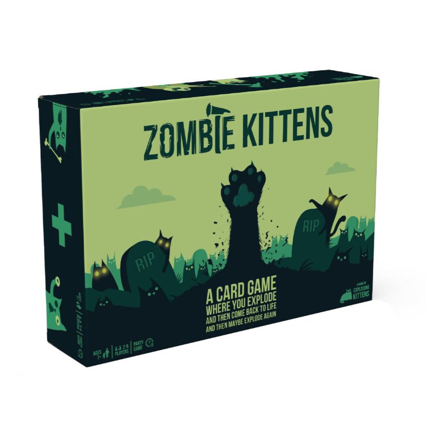 Zombie Kittens Card Game By Exploding Kittens