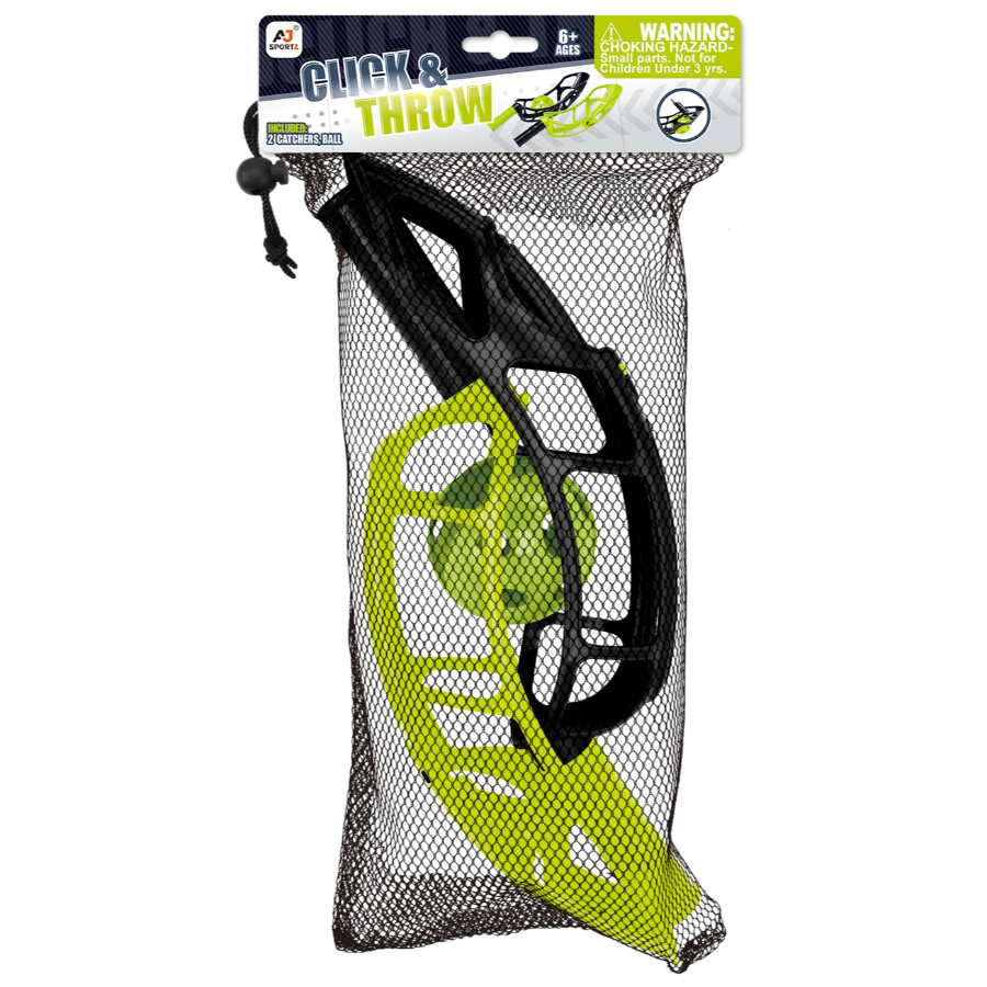 Catch & Throw Scoop Set With Ball Pick Up System In Carry Bag