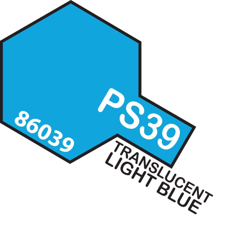 Tamiya Spray Polycarb Paint PS39 Translucent Light Blue