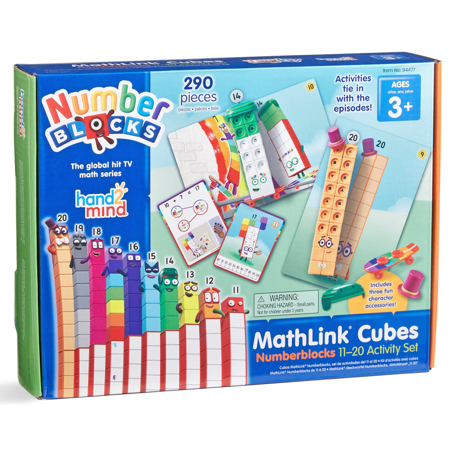 Numberblocks MathLink Cubes 11 To 20 Activity Set