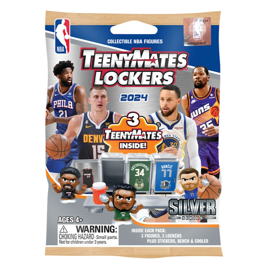 Teenymates NBA Locker Room Figure & Accessories Set 2024-25 Season Assorted 