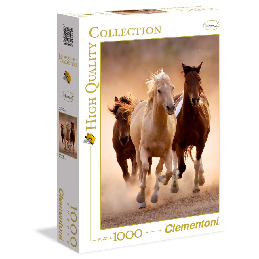 Clementoni Puzzle 1000 Piece Running Horses