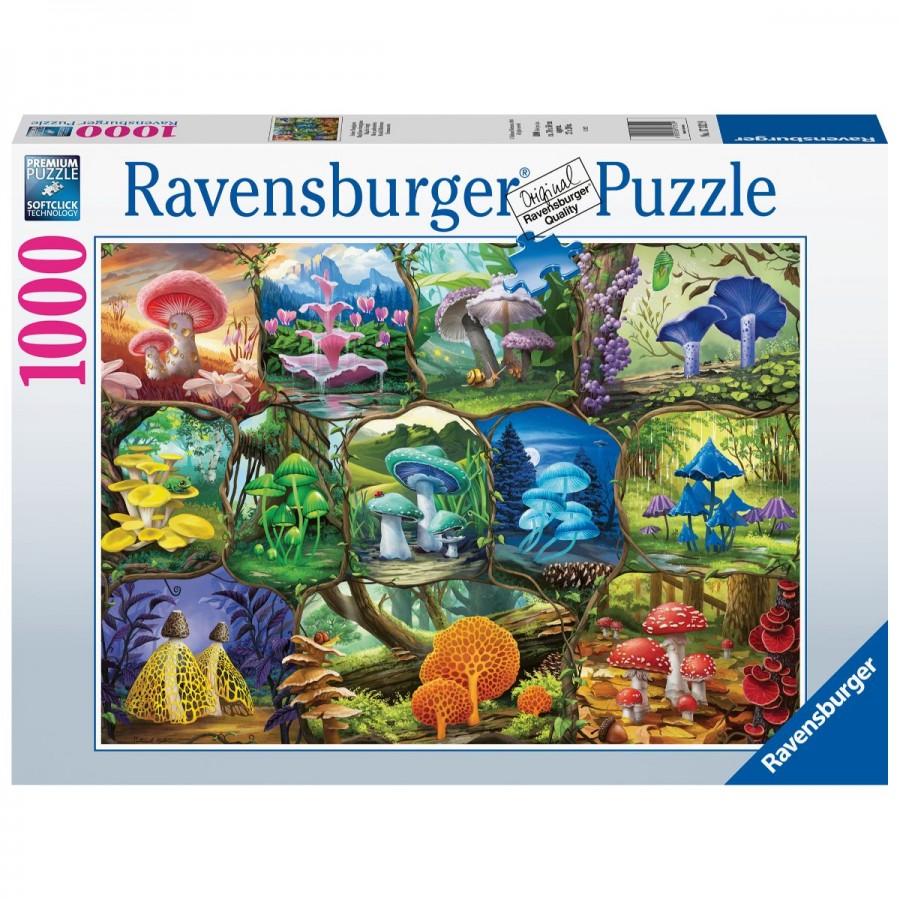 Ravensburger Puzzle 1000 Piece Beautiful Mushrooms