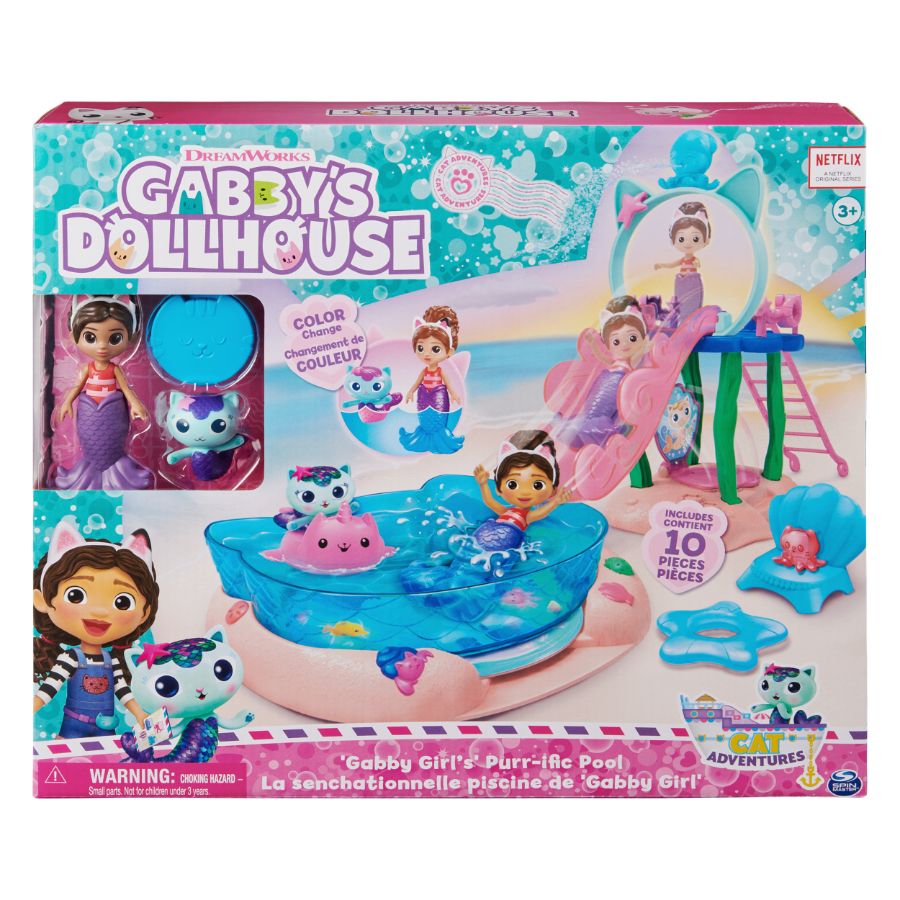 Gabbys Dollhouse Pool Playset