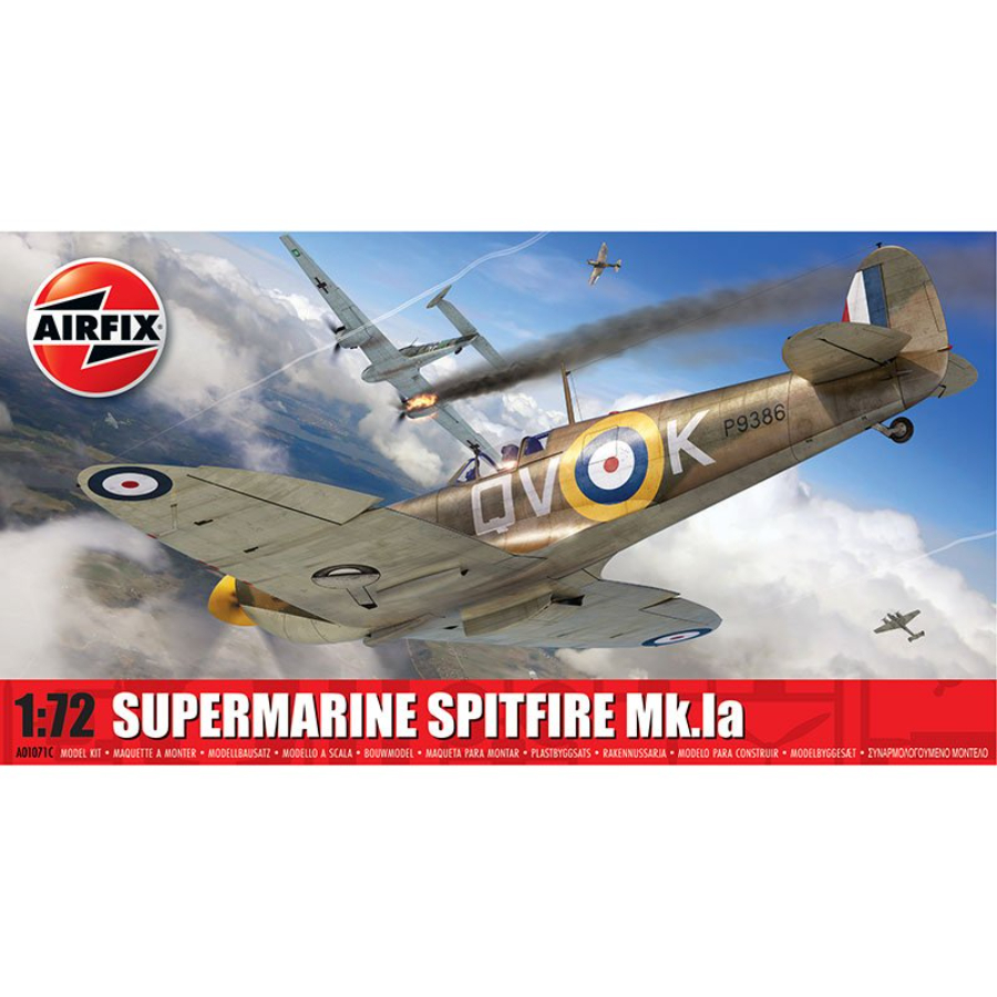 Airfix Model Kit 1:72 Supermarine Spitfire Mk Ia