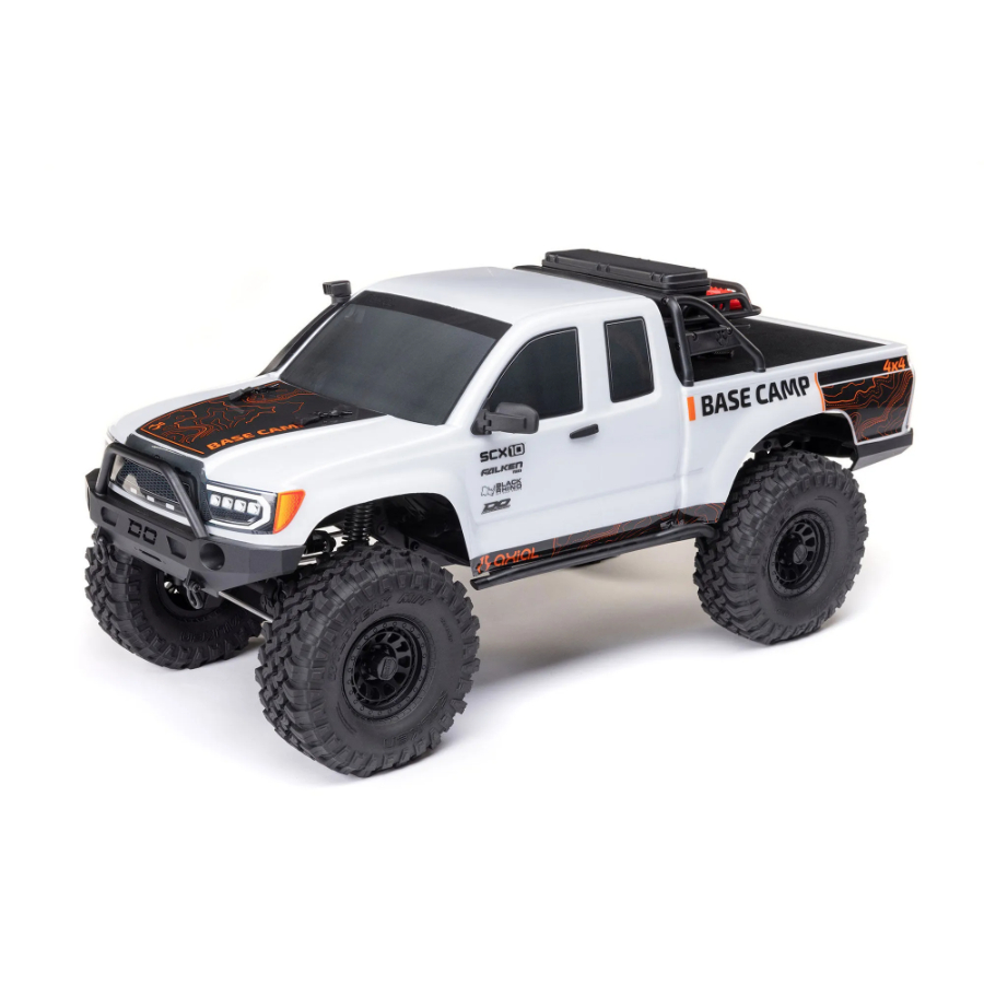 Axial Radio Control 1:10 SCX10 III Base Camp V2 Rock Crawler RTR White