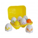 Tomy Hide & Squeak Eggs With Storage Egg Carton