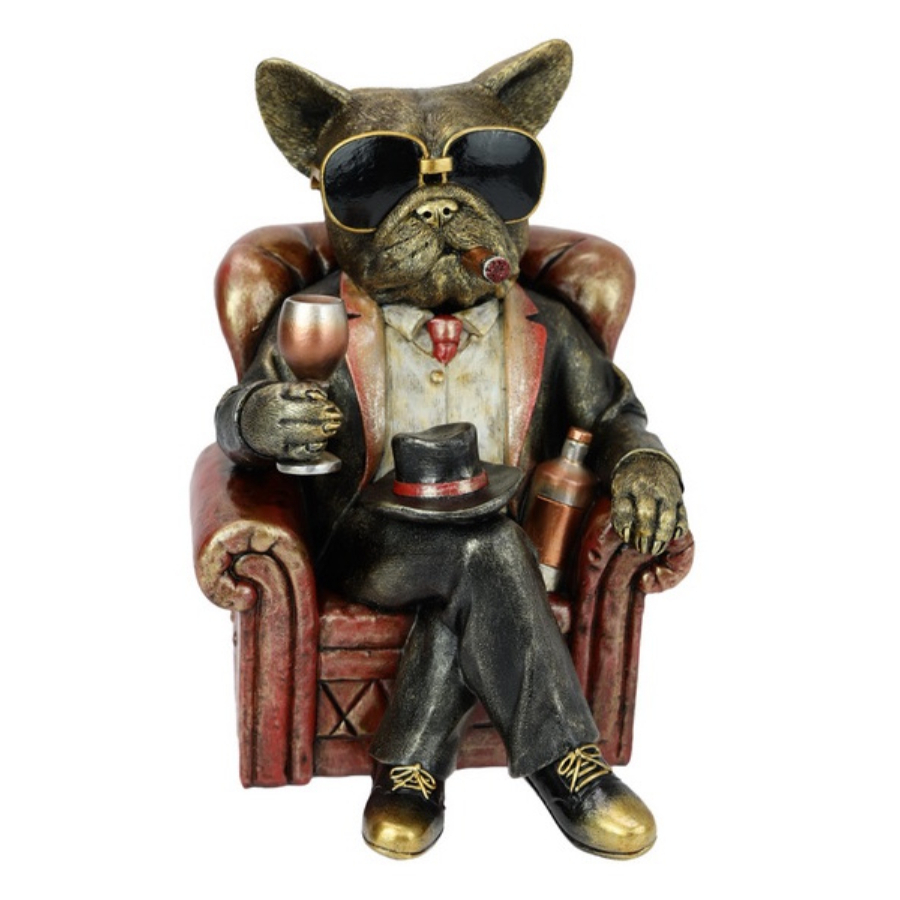 Gentleman Dog On Couch 26cm