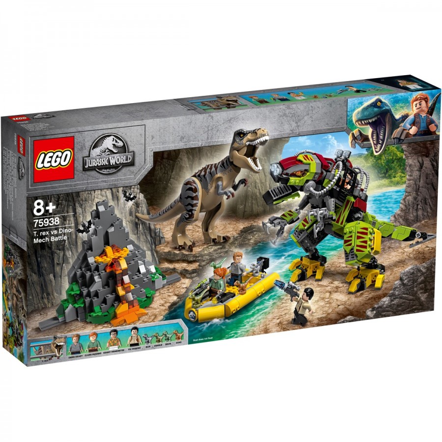 LEGO Jurassic World T-Rex Vs Dino Mech Battle