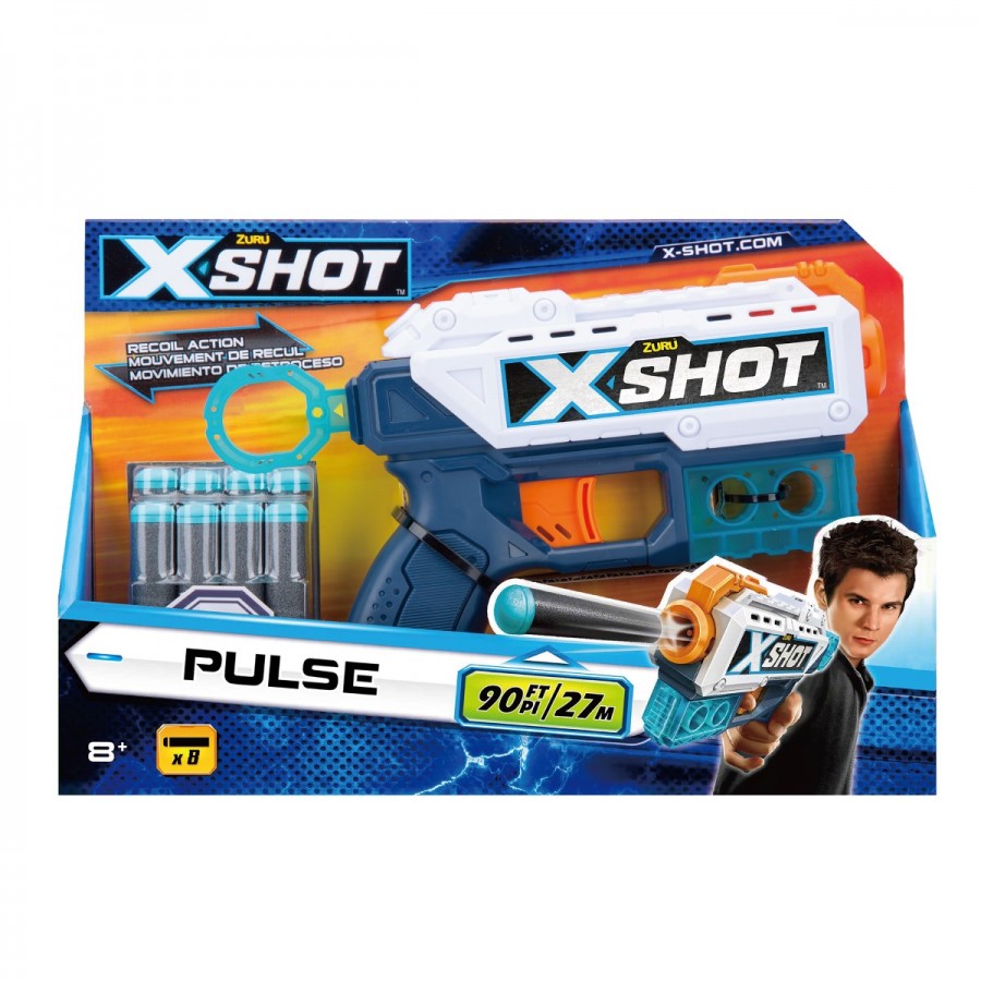 XSHOT Excel Pulse Dart Blaster With 8 Darts