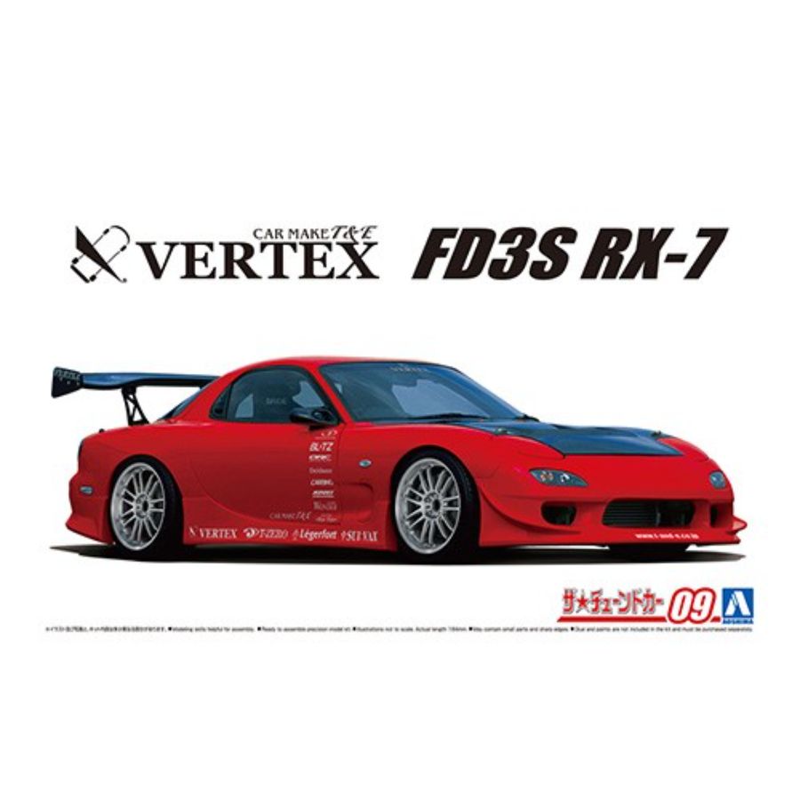 Aoshima Model Kit 1:24 Vertex FD3S Mazda RX-7 99