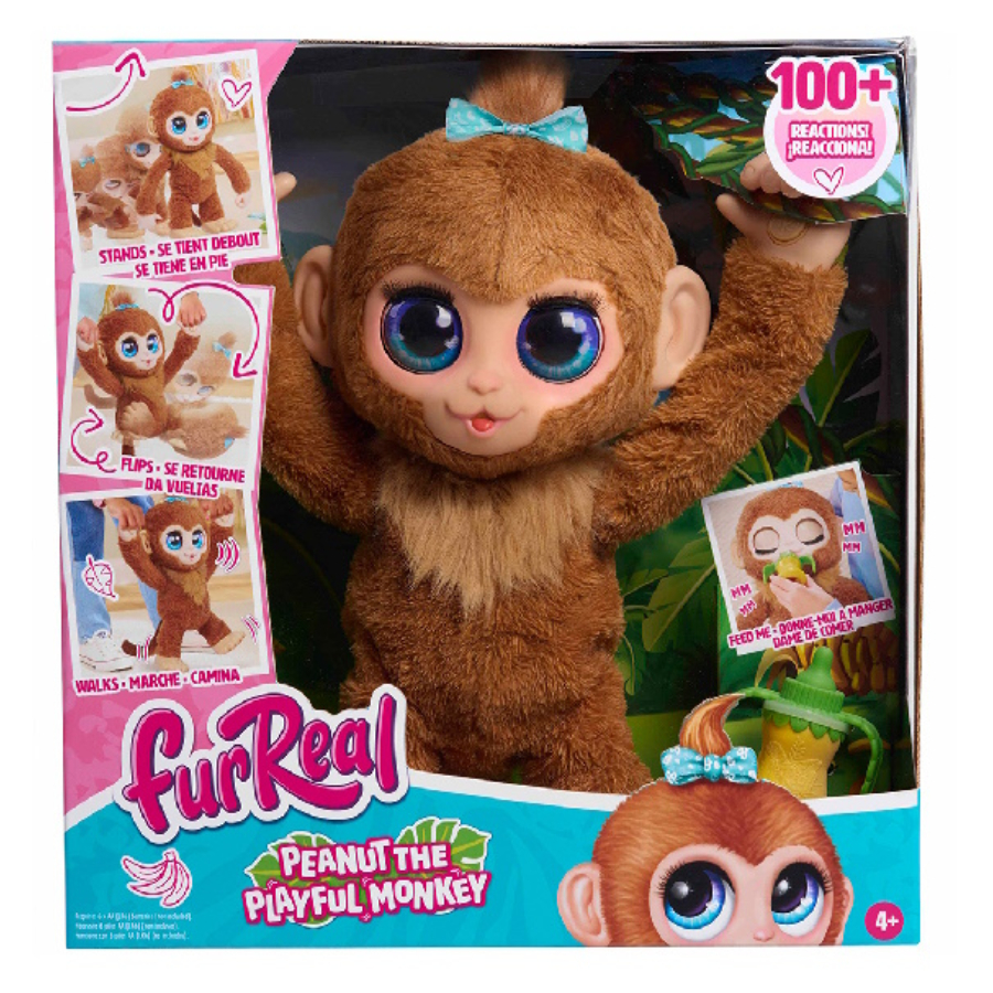 Furreal Interactive Animals Peanut The Playful Monkey