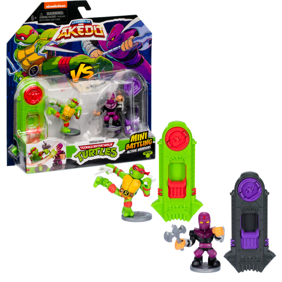 Akedo Teenage Mutant Ninja Turtles Series 3 Versus Pack Assorted