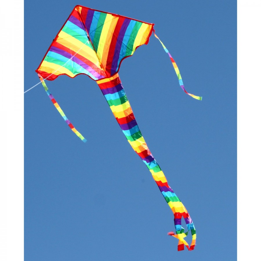 Ocean Breeze Rainbow Delta Kite