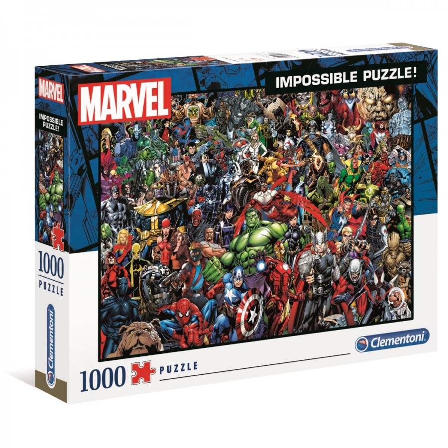 Clementoni Disney Puzzle Marvel Impossible Puzzle 1000 Pieces