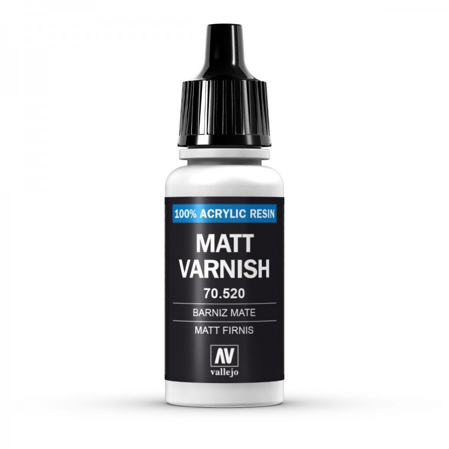 Vallejo Acrylic Paint Model Colour Matt Varnish 17ml