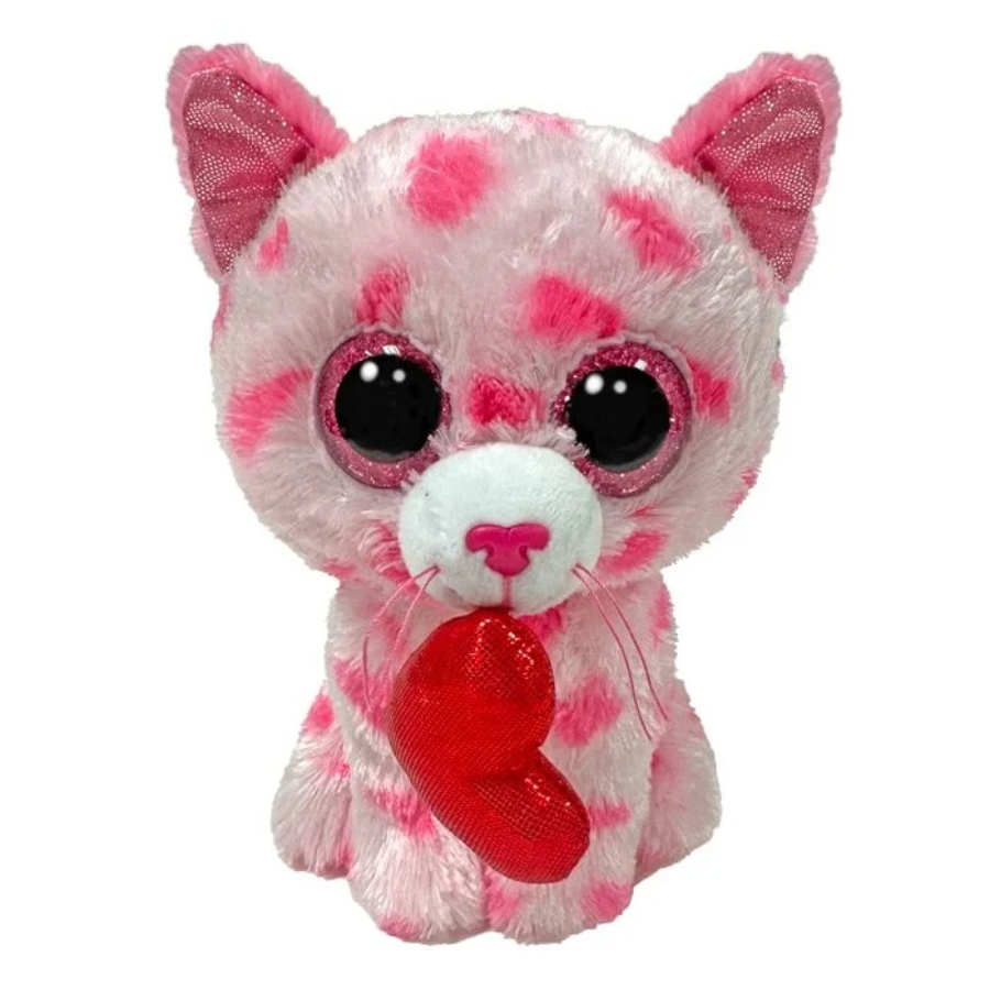 Ty Beanie Boos Regular Plush Sweet Cat With Heart