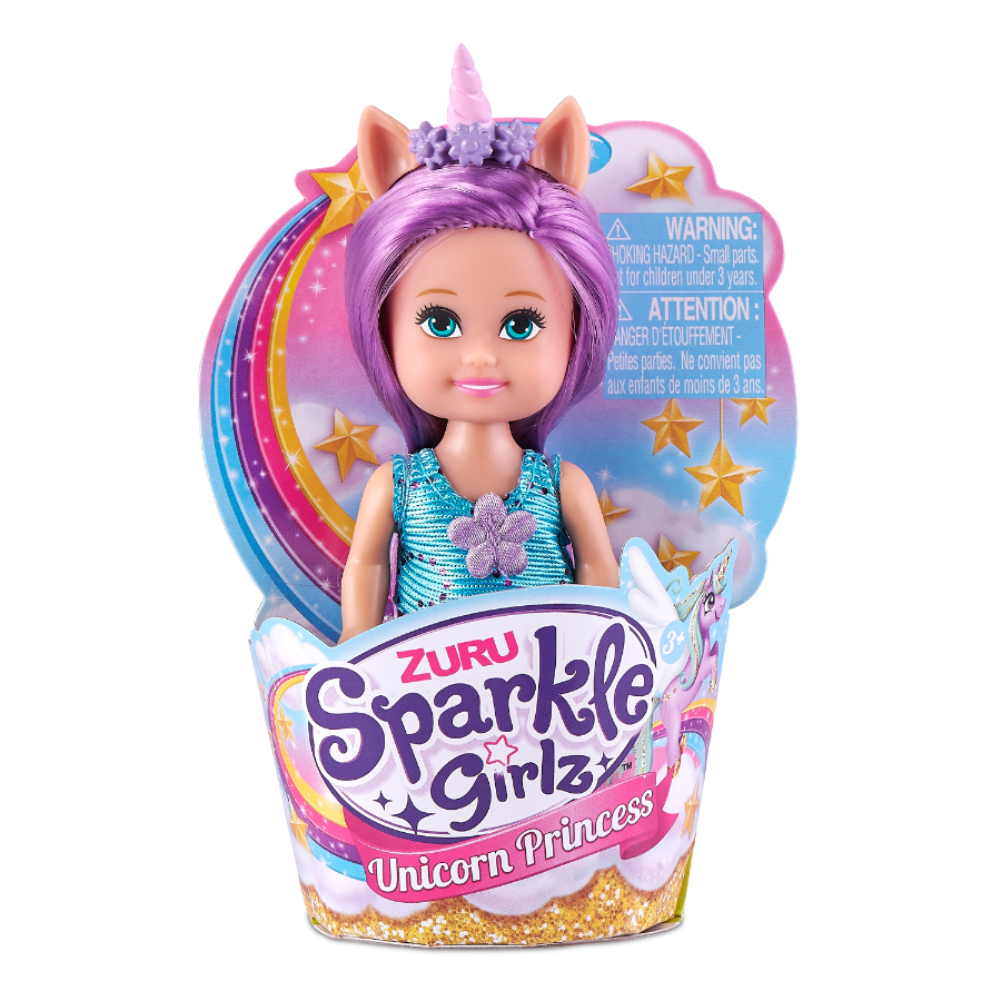 Sparkle Girlz Cupcake Unicorn Princess Doll Assorted