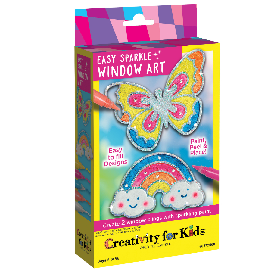 Faber Castell Creativity For Kids Easy Sparkle Window Art