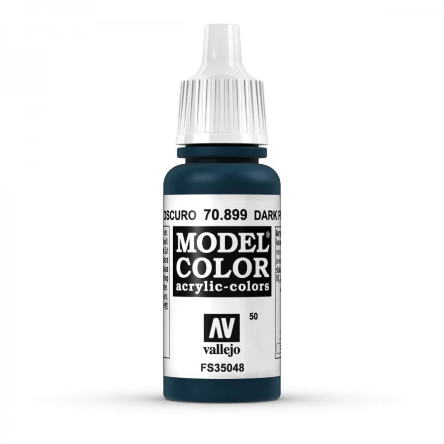 Vallejo Acrylic Paint Model Colour Dark Prussian Blue 17ml