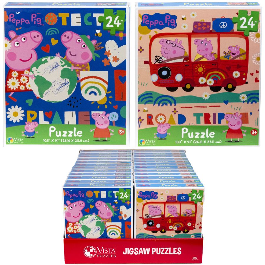 Peppa Pig Puzzle 24 Piece Assorted