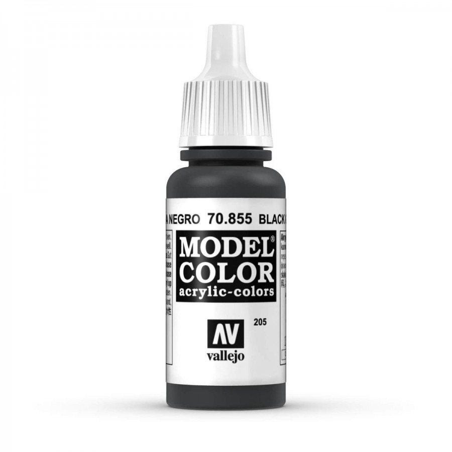 Vallejo Acrylic Paint Model Colour Black Glaze 17ml