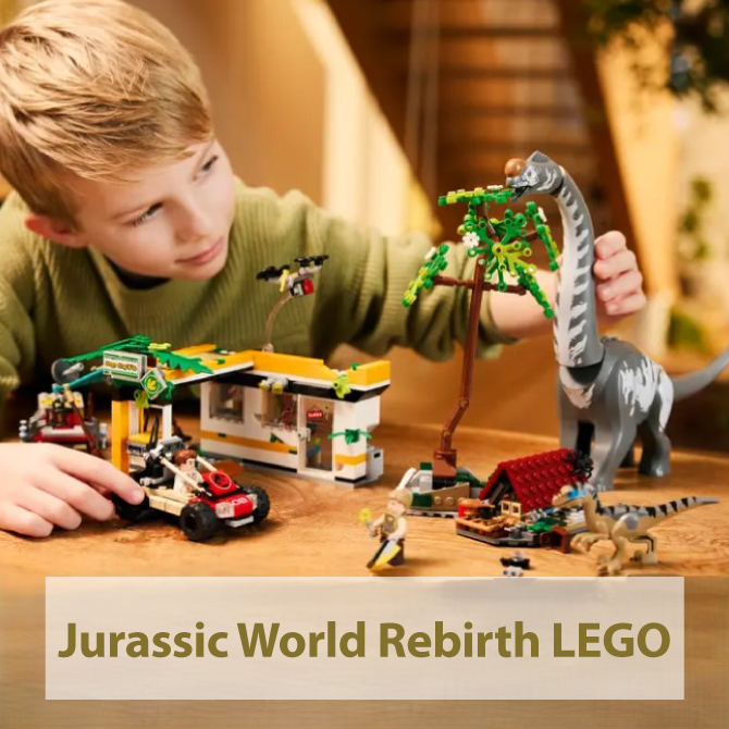 NEW Jurassic World Rebirth LEGO Sets