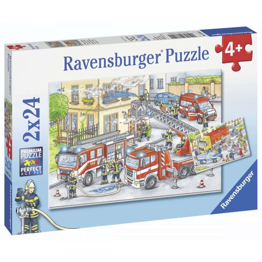 Ravensburger Puzzle 2x24 Piece Heroes In Action