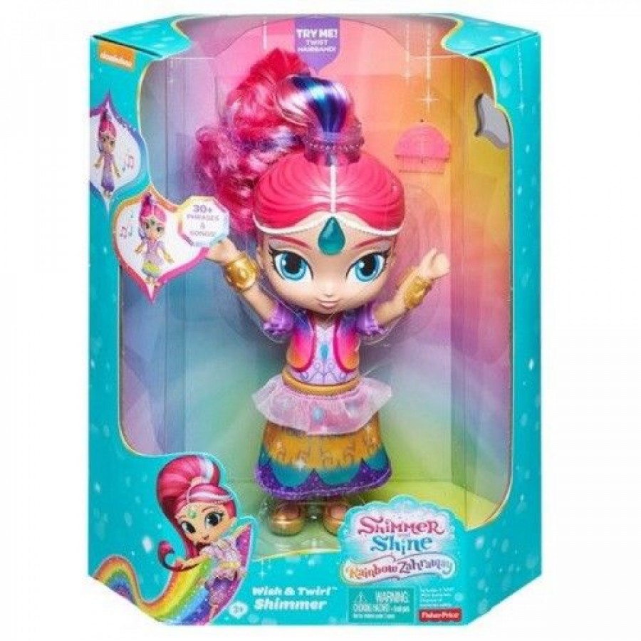 Shimmer & Shine Rainbow Magic Doll Assorted