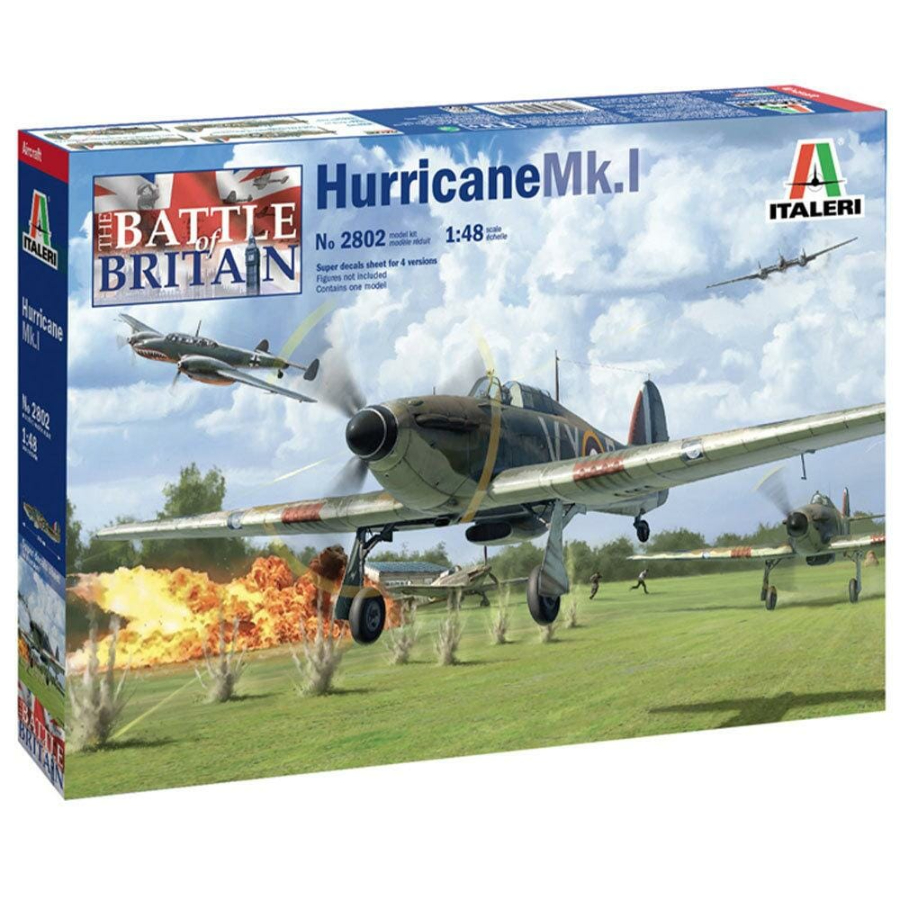 Italeri Model Kit 1:48 Hurricane Mk I Battle Of Britain 80th Anniversary
