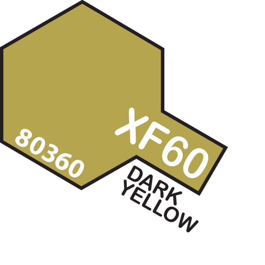 Tamiya Enamel Paint XF60 Dark Yellow