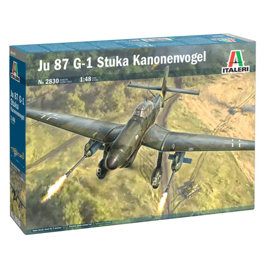 Italeri Model Kit 1:48 Junker Ju-87 G-1