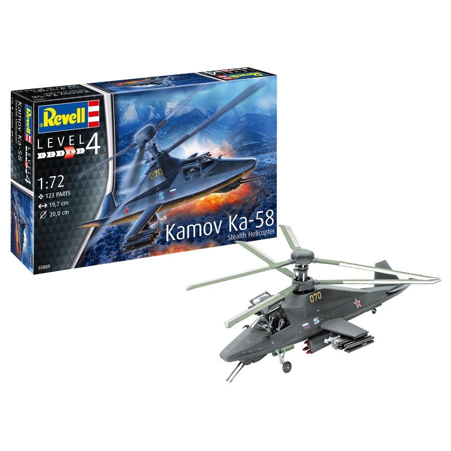 Revell Model Kit 1:72 Kamov KA-58 Stealth Helicopter