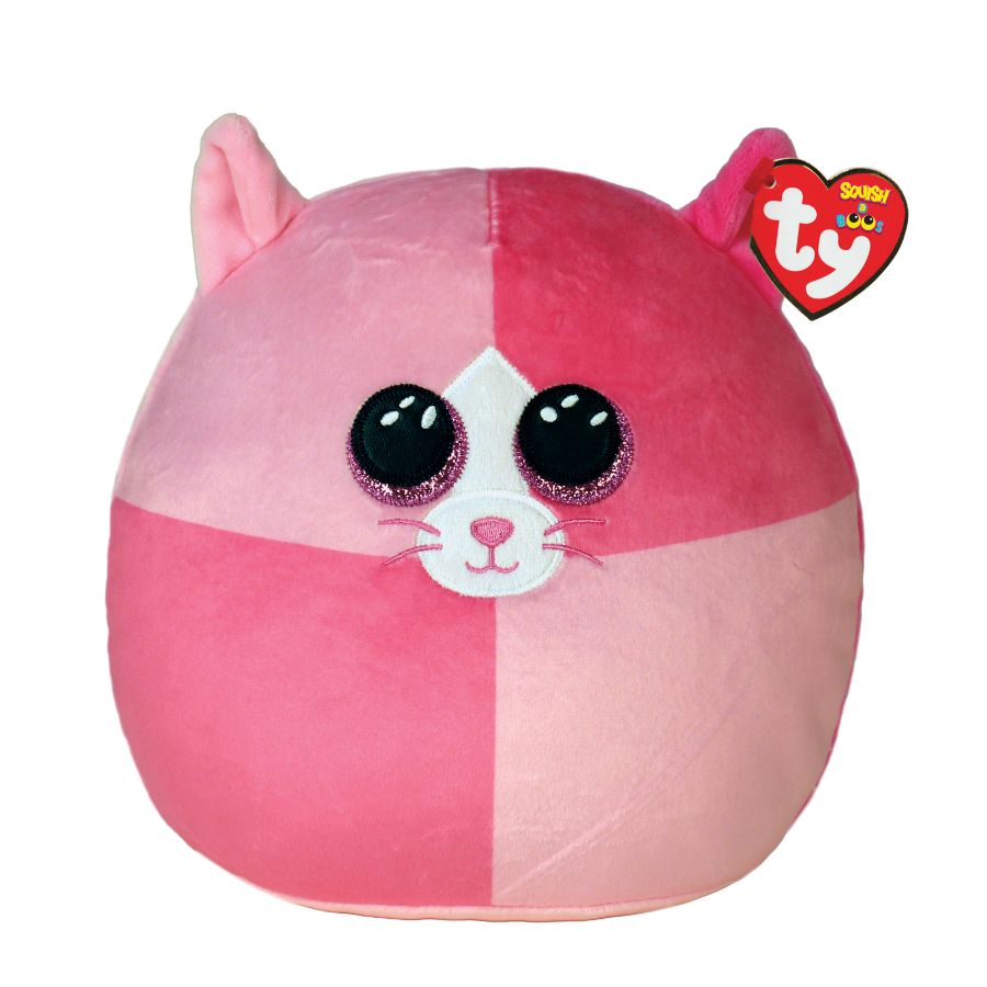 Beanie Boos Squish A Boo 10 Inch Scarlett Pink Cat