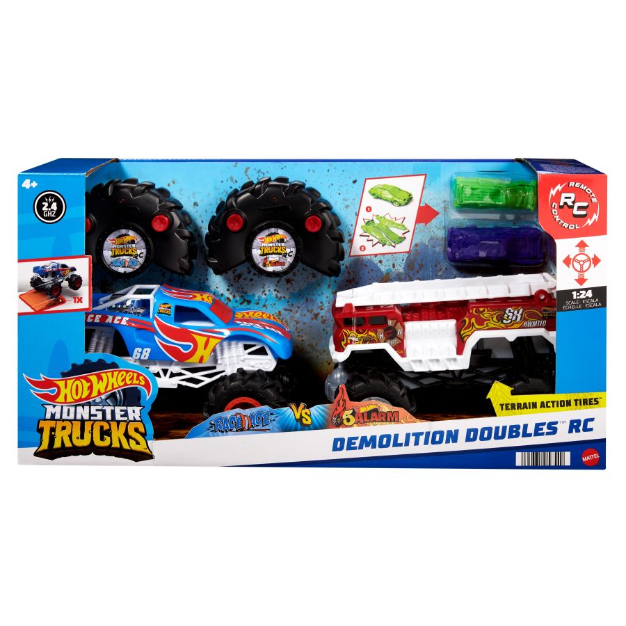 Hot Wheels Monster Trucks Radio Control 24th Scale 2 Pack