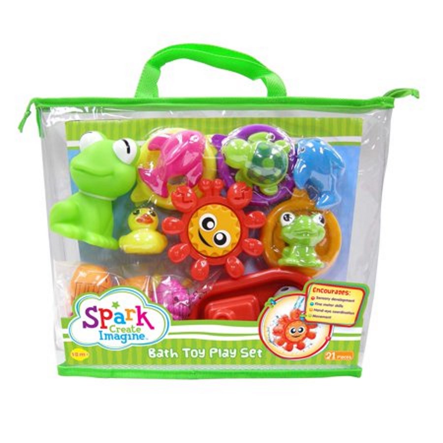 Spark Bath Toy Play Set 19 Piece