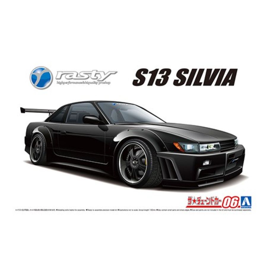 Aoshima Model Kit 1:24 Rasty PS13 Silvia 91 Nissan