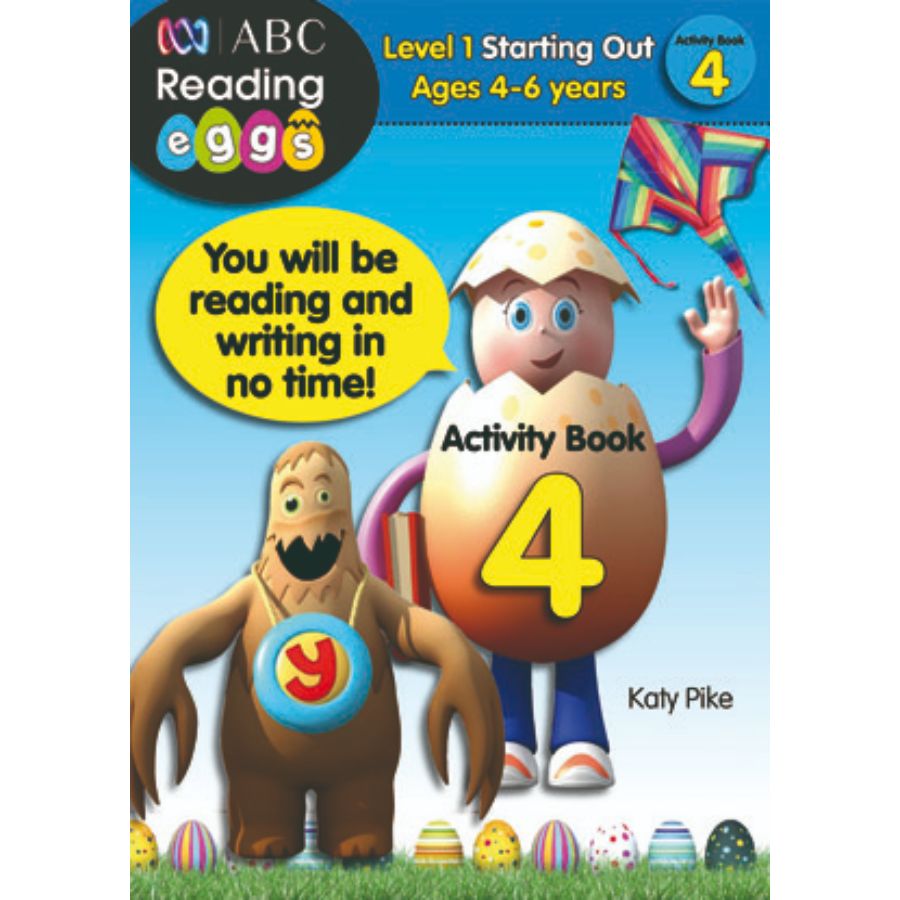 ABC Reading Eggs Level 1 Starting Out Activity Book 4 Ages 4–6