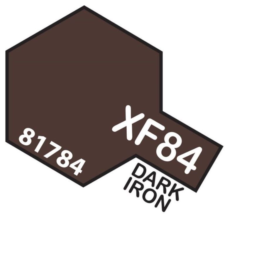 Tamiya Mini Acrylic Paint XF84 Dark Iron