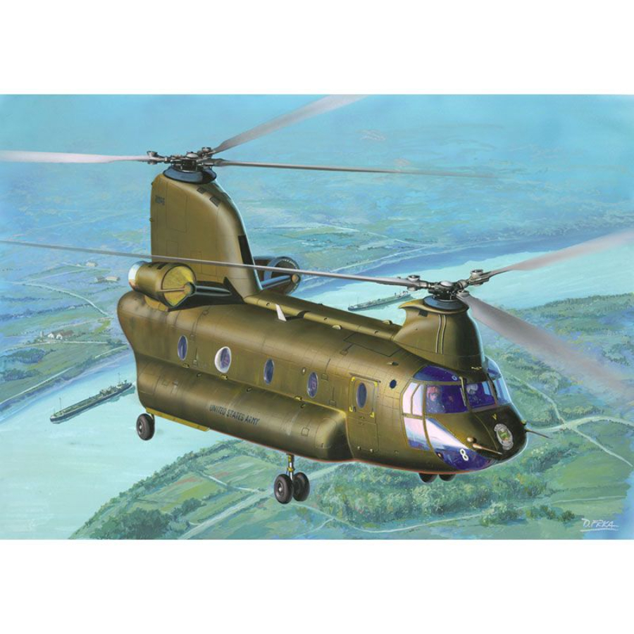 Revell Model Kit Gift Set 1:144 CH-47D Chinook