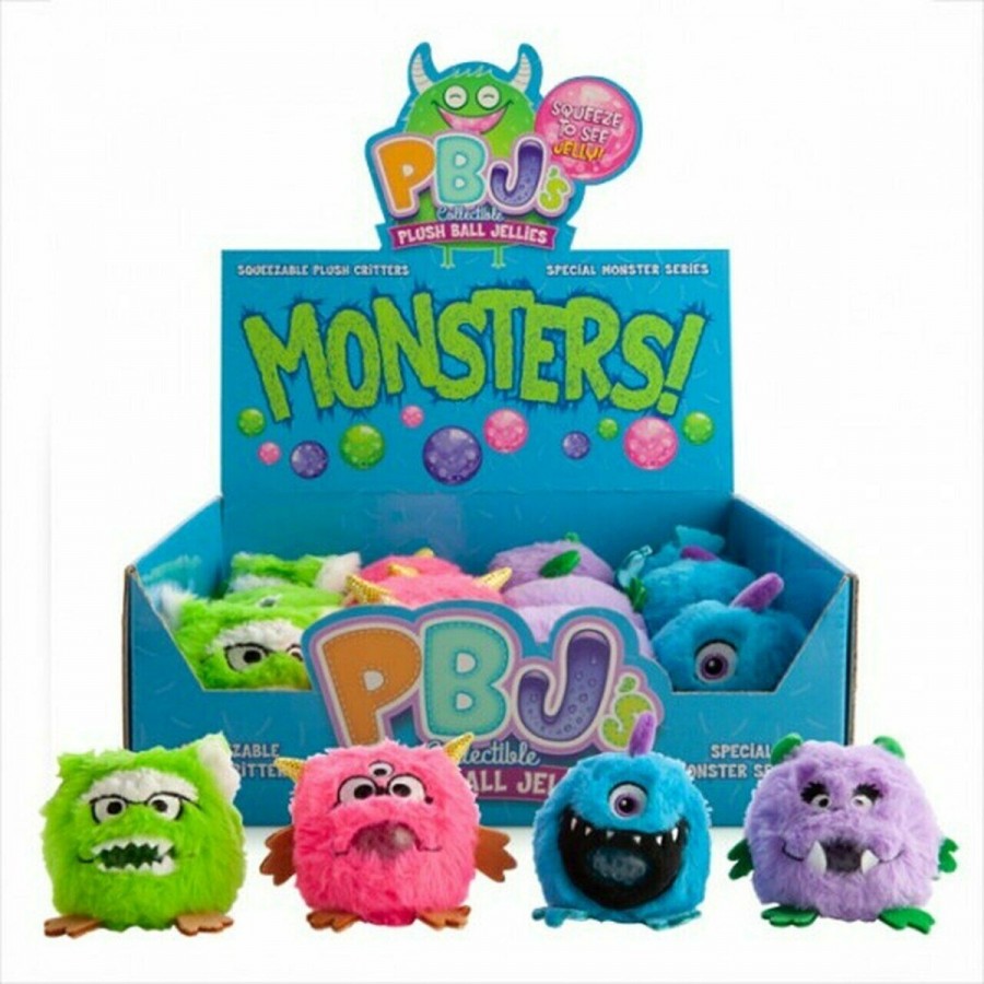 Plush Ball Jellies Squishy Monsters Assorted