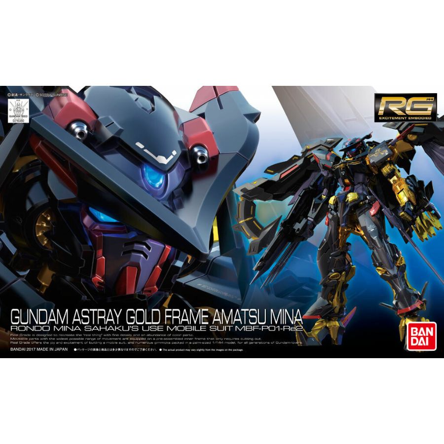 Gundam Model Kit 1:144 RG Gundam Astray Gold Amatsu Mina