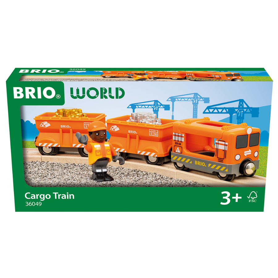 Brio Wooden Train Vehicle Gold Cargo Train