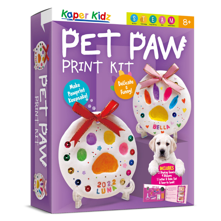 Kaper Kidz Pet Paw Print Craft Kit