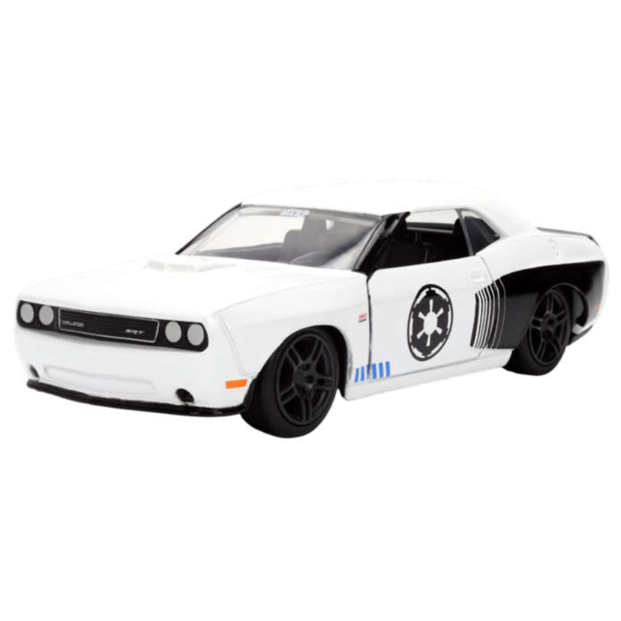 Jada Diecast 1:32 Star Wars Storm Trooper 2012 Dodge Challenger