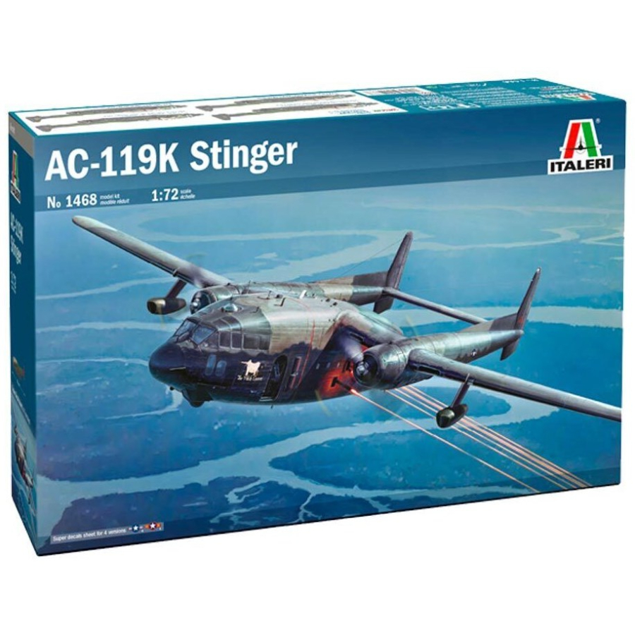 Italeri Model Kit 1:72 AC-119K Stinger