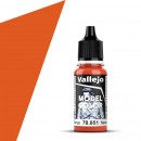 Vallejo Acrylic Paint Model Colour Bright Orange 17-18ml