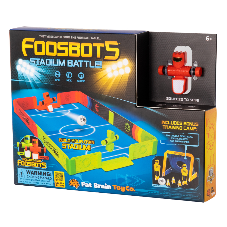 Fat Brain Toys Foosbots Stadium Battle Game